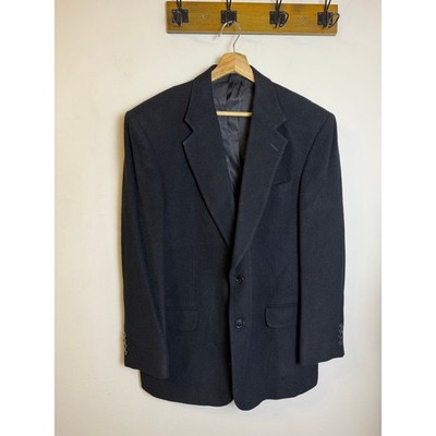 Stafford Camel Hair Balzer Men's 42R Classic Fit Gray Two Button 