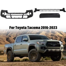 New Front Bumper Cover Kit With Bumper Valance For 2016-2023 Toyota Tacoma
