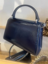 Tory Burch Britten Crinkle Shine Mini Top Handle