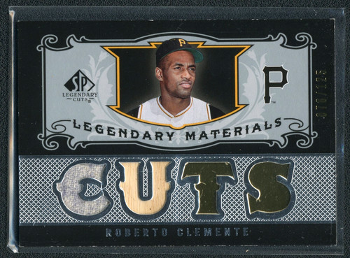 Roberto Clemente 2007 Upper Deck SP Legendary Cuts Game Used Jersey Bat MLB /125
