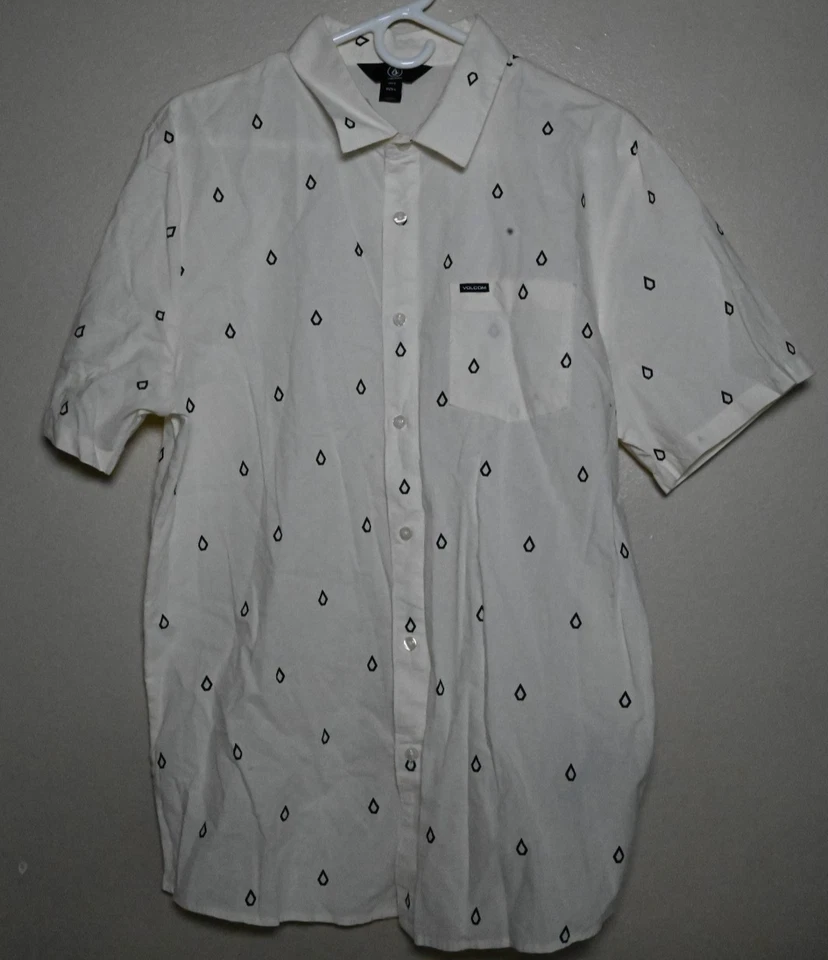 Camisa de manga corta con botones Volcom Patterson talla grande nueva con etiquetas Foto 2 de 4