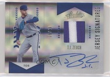 2020 Panini Absolute Jersey Signatures Silver 25/49 TJ Zeuch #AJS-TJ Auto 0jd0