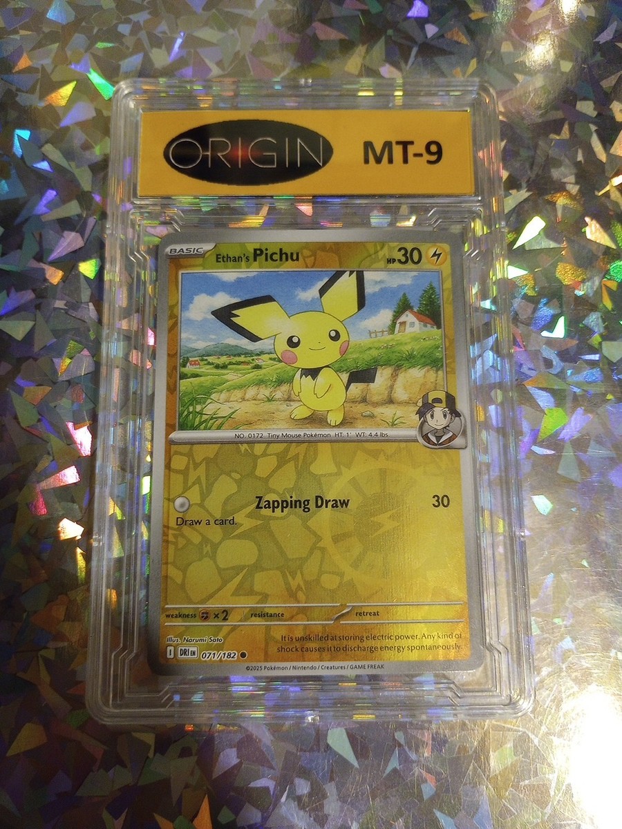 Ethan's Pichu 071/182 Sv10: Destined Rivals Reverse Holo for sale