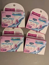 Brand New 16x - Schick Hydro Silk 3 Razor Blade Refill Cartridges