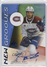 2024-25 Upper Deck SP Game Used New Grooves Auto Joshua Roy #NG-12 Auto 1u0d