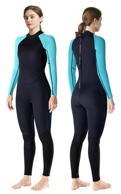 Womens Wetsuit Neoprene Full Wet Suits 3mm Keep Warm Winter Morning Cold Wate...
