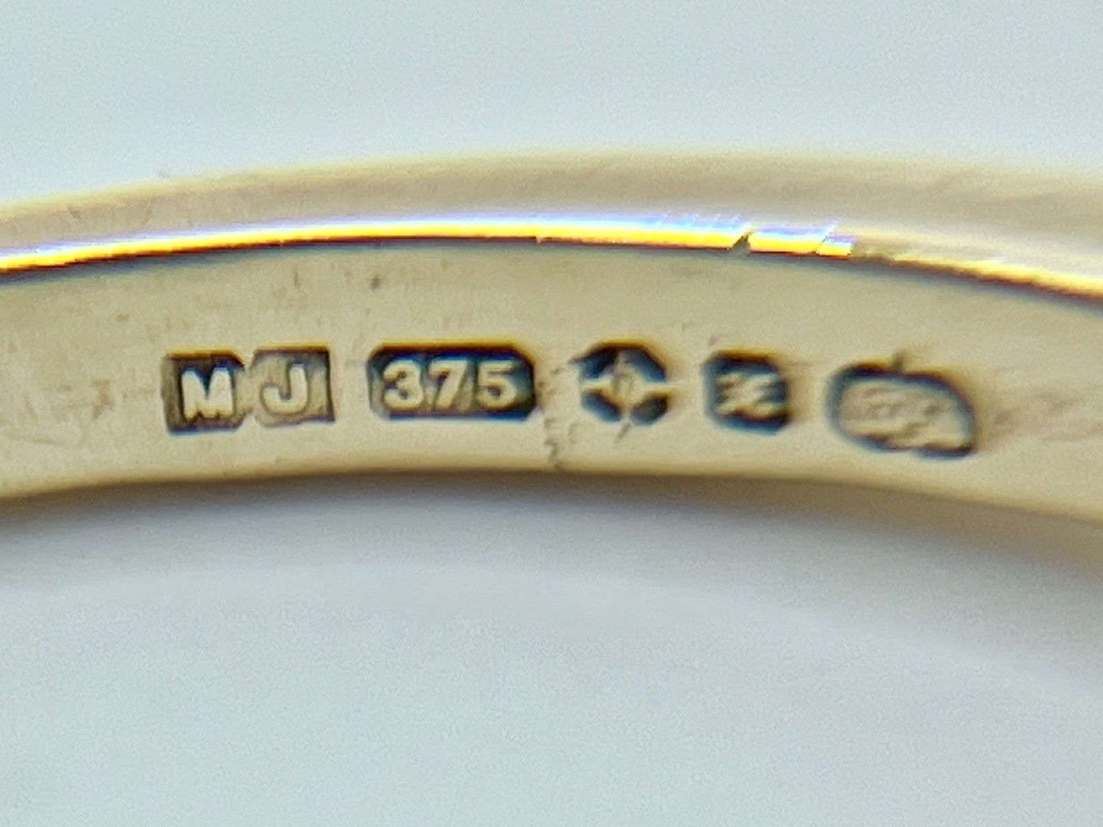 9ct Gold Sapphire Ruby Emerald Diamond Ring Size … - image 8