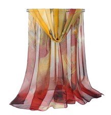 Pokeedioty Scarfs for Women Lightweight Fashion Floral Pattern Sheer Scarfs S...