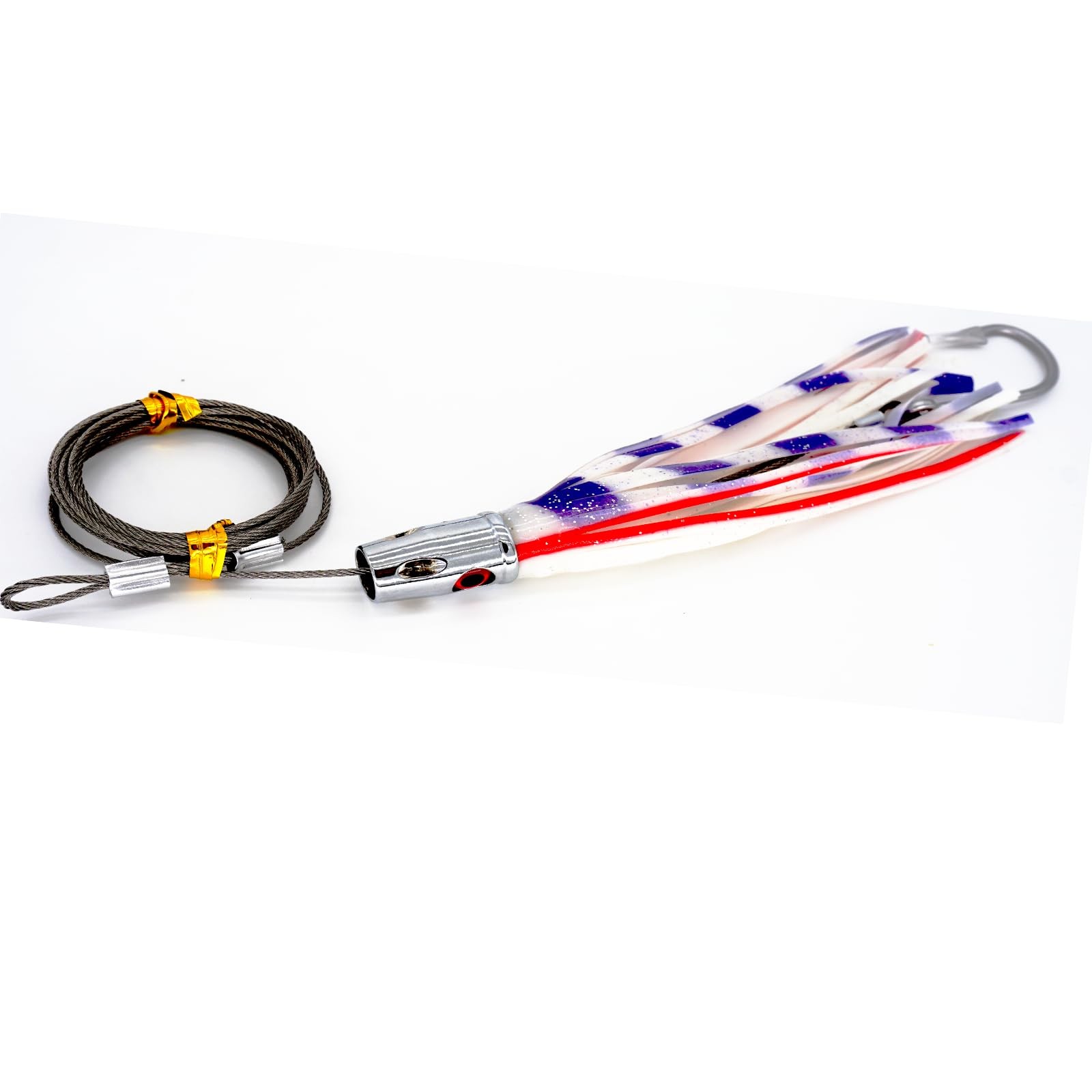 Trolling Tuna Lures Fishing Saltwater Lures Set of 5 Colors 6.5 Inch with Ful... - Image 4