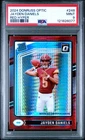2024 Panini Donruss Optic #248 Jayden Daniels Red Hyper PSA 9