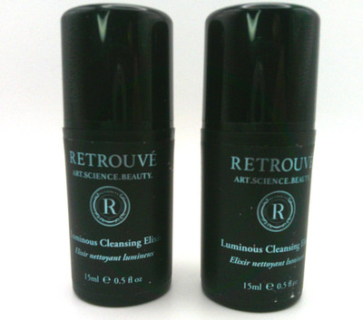 Lot of 2 Retrouve Luminous Cleansing Elixir - .5 Oz X 2