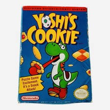 Yoshis Cookie NES Game Nintendo Puzzle Strategy Mario Princess Peach Vintage HTF
