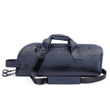 Single Trumpet Gig Bag Case - Genuine Dark Bl...
