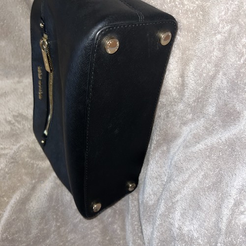 VGUC- Michael Kors Leather Black Handbag Shoulder Bag - Picture 4 of 6