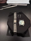 Rare Vintage Seiko 5 Automatic Mens Watch Light Blue Dial(Running!)
