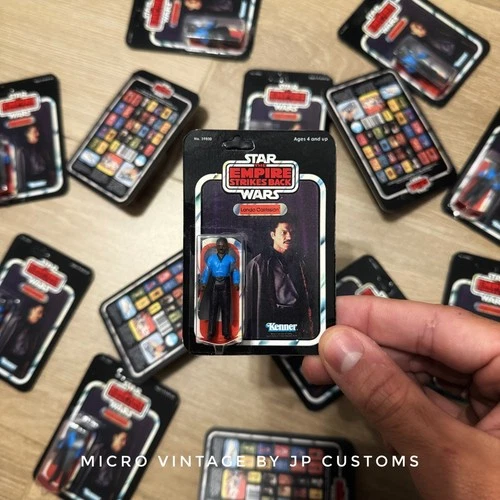 Star Wars Micro Vintage: Lando Calrissian [CARDED] (JP Customs)