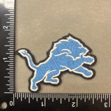 DETROIT LIONS IRON ON EMBROIDERED PATCH