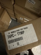 Metro 74pc-ttmp Mobile Post, Top Track 1"W X 74-5/8"H, Silver, Pk4 Sealed