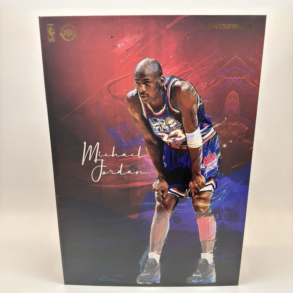 Figura 1/6 Obra Maestra NBA Michael Jordan 1993 All Star Limited Enterbay Nueva Foto 2 de 4