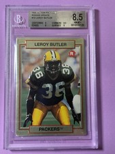 1990 Action Packed Rookie Update #10 Leroy Butler BGS 8.5 