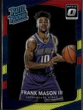 Frank Mason III 2017-18 Donruss Optic Sacramento Kings Rookie Red and Yellow