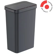 13.2 Gal. / 50 Liter Gray Sensor Kitchen Household Metal Trash Can