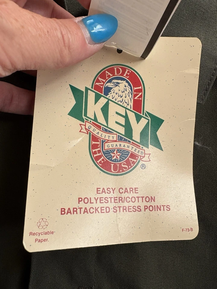 Vintage Key Imperial Green Coveralls New Old Stock  Size 52 Long - Image 3 of 4