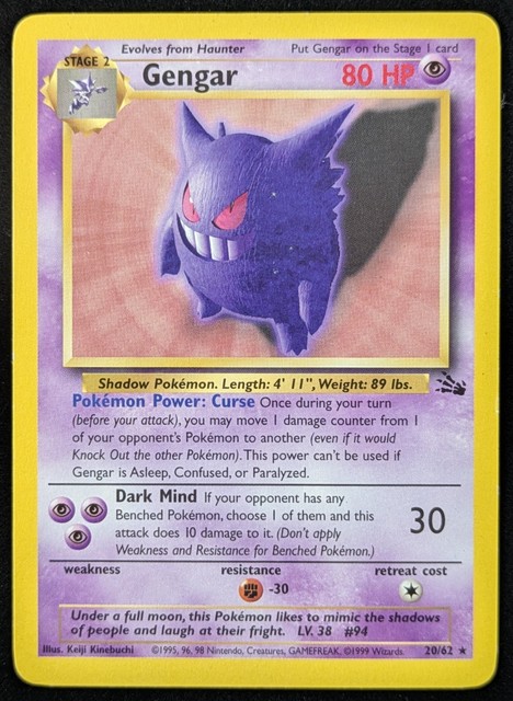 Gengar #20 (Fossil (1999))