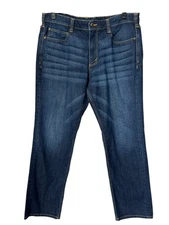5.11 Tactical Mens Defender Flex Straight Leg Jeans 38X32 Blue Whisking Stretch