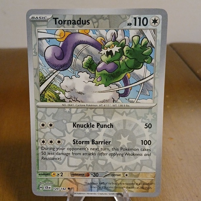 Tornadus Reverse Holo Rare 120/142 Emerging Powers Pokémon TCG English