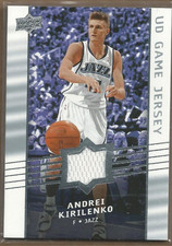 2008-09 Upper Deck Game Jerseys #GAAK Andrei Kirilenko Jersey BSK