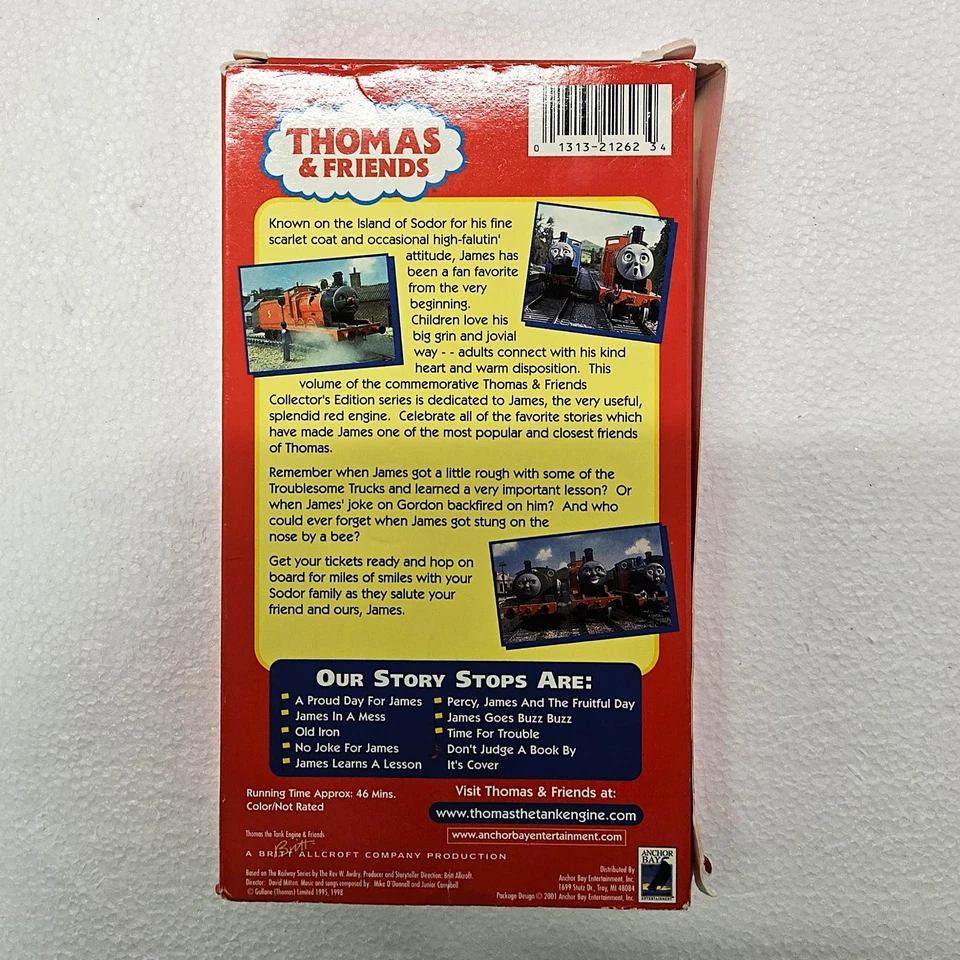 Thomas & Friends Best of James VHS (Collector’s Edition, 2001) - Image 2 of 3