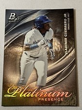 2019 Bowman Platinum Vladimir Guerrero Jr. Platinum Presence Insert #PP-2