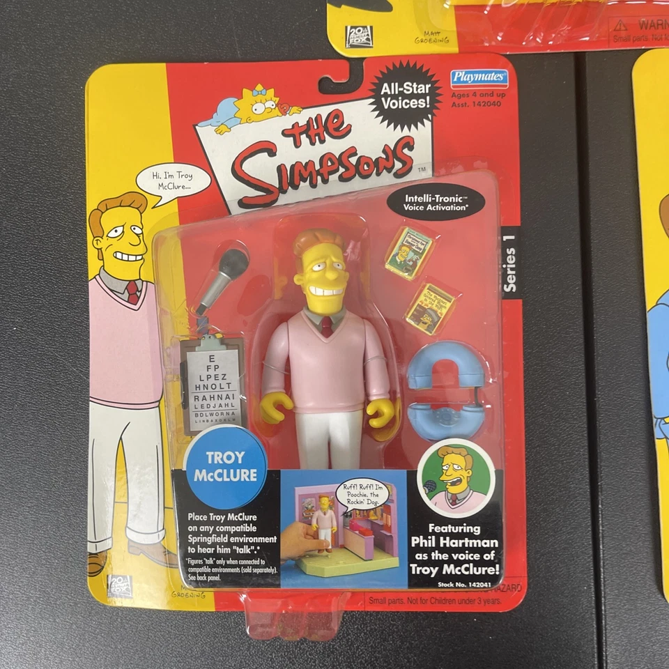 Los Simpson Mundo de Springfield Completo Celebrity Voice Serie 1 NUEVO En Caja Foto 4 de 4