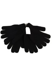 Time And Tru Kids 2-Pack "Black Soot" Knit Gloves OSFM BRAND NEW WITH TAGS