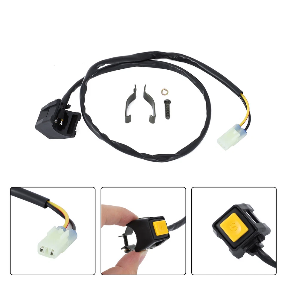 Interruptor de arranque del motor botón de arranque para Yamaha TTR230 2005-2021 WR250F WR450F EE. UU. Foto 2 de 4