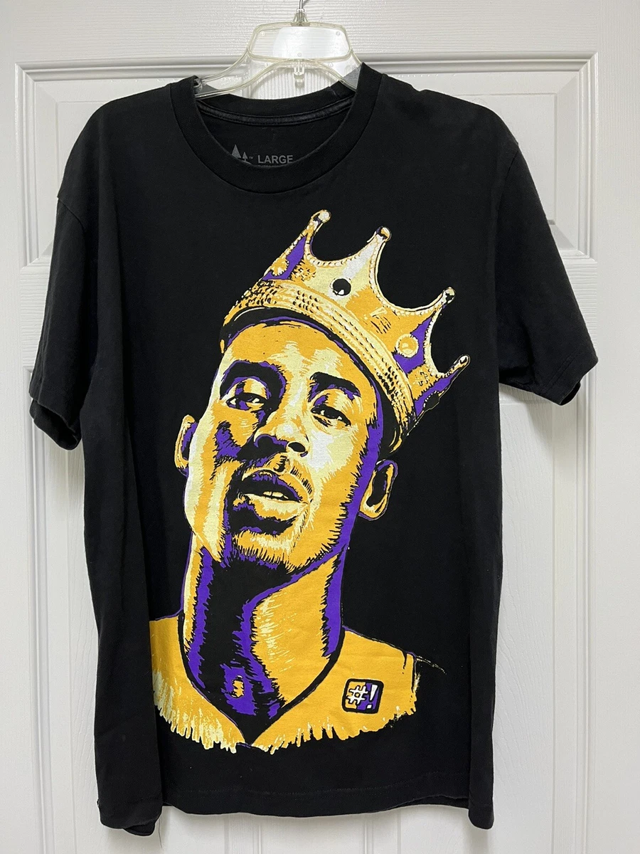Vintage Kobe Bryant Only Kings Have Rings Forest Lab Black Size L T Shirt