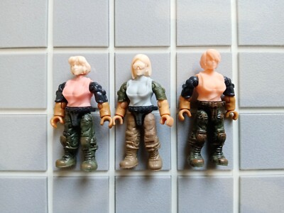Mega Bloks Halo UNSC Spartan female Marine (customized )