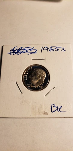 PROOF BRILLIANT UNCIRCULATED BU 1985 S ROOSEVELT DIME     zz