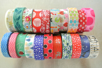 Voolcaoo Set Di 37 Rotoli Di Nastro Adesivo Washi Vintage, Pellicola - Foto 10