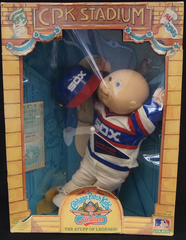 CABBAGE PATCH KIDS CPK Stadium All Stars CHICAGO WHITE SOX In Box 1986 VINTAGE