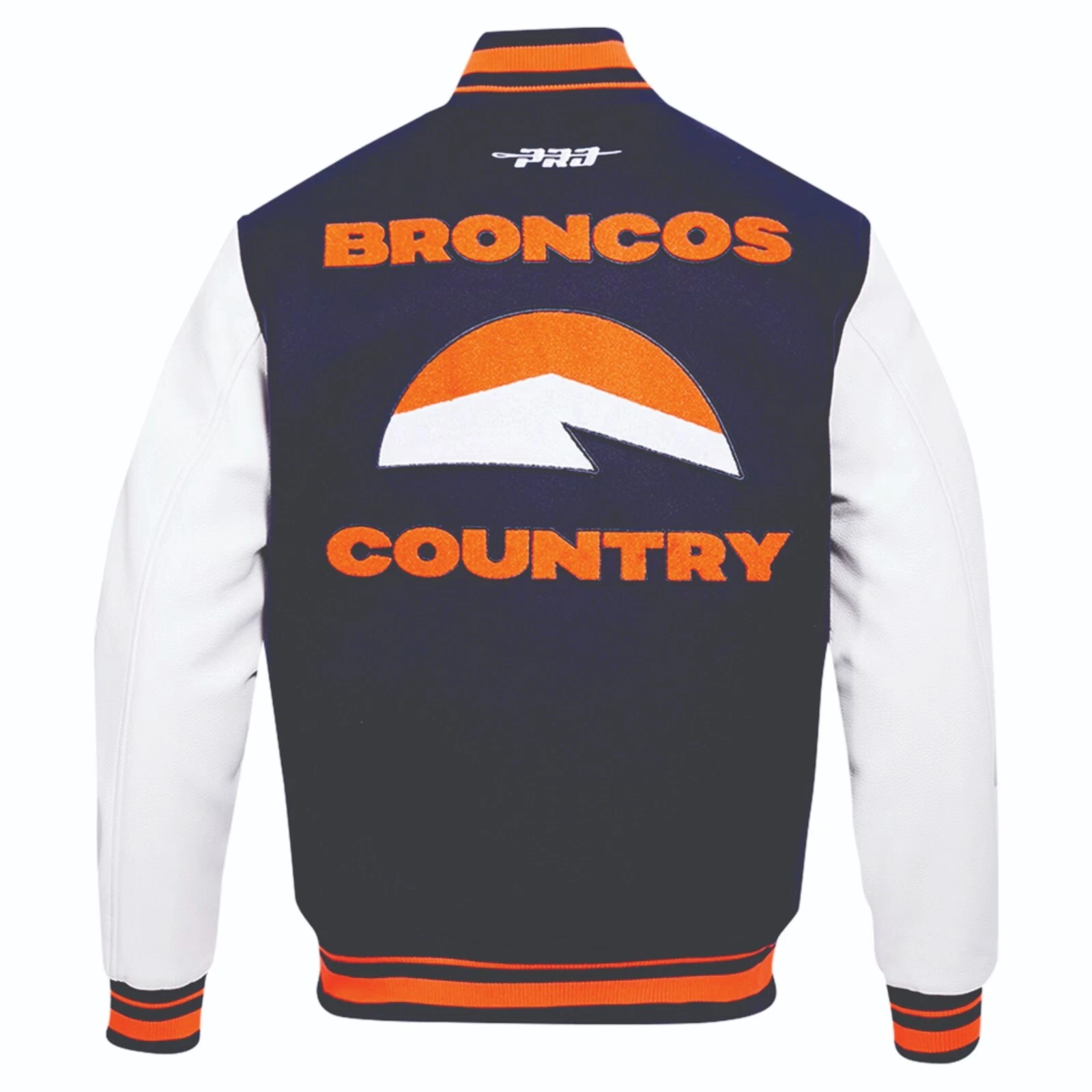 New Letterman Denver Broncos Wool Varsity Jacket