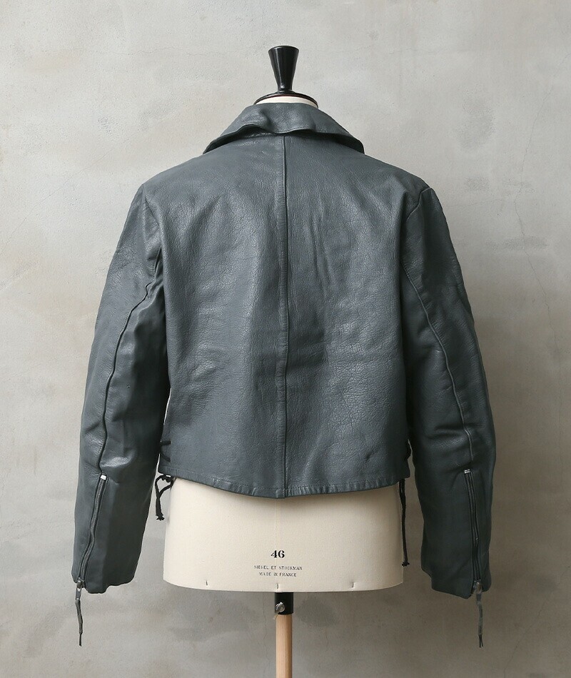 70s80s ビンテージ ミリタリー ドイツ軍 レザージャケットサブマリンJKT MILITARY 実物 USED ドイツ軍 BM（ドイツ連邦海軍） サブマリン