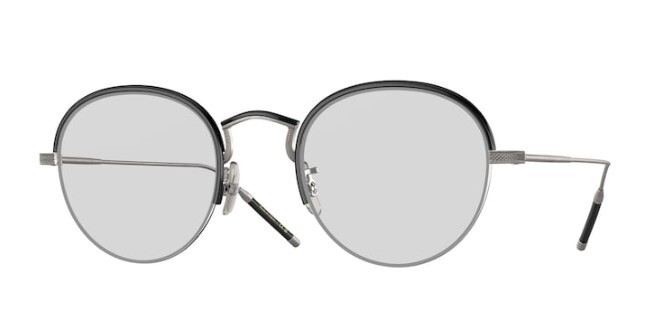 Oliver Peoples OV1290T TK 6 5076 Pewter/Black Round Unisex Oliver Peoples OV1290T TK 6 5076 Pewter/Black Round Unisex