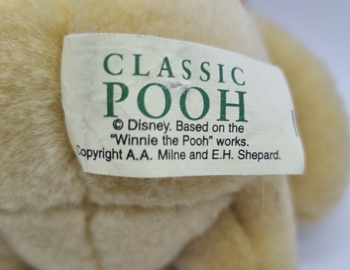 Winnie Pooh Classic Pooh Golden Bear Disney Teddybär stofftier Plüschfigur - Bild 6 von 7