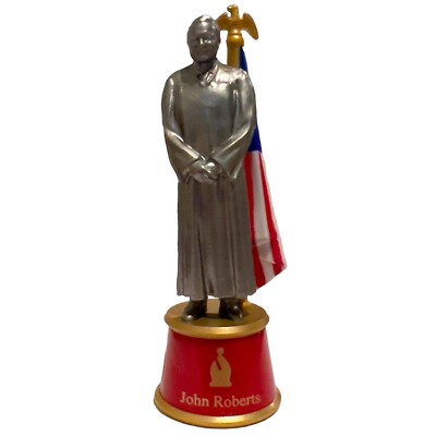 Battle For The White House John Roberts Bishop Presidential Chess Piece Figure