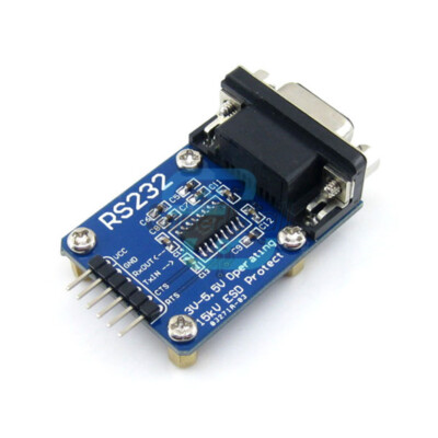 RS232 to TTL RS232 to UART Derial Port Module + ESD protection 6pin Dupont Cable