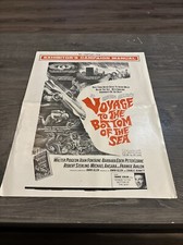 1964 Voyage To The Bottom Of The Sea Pressbook Cover Page A 
