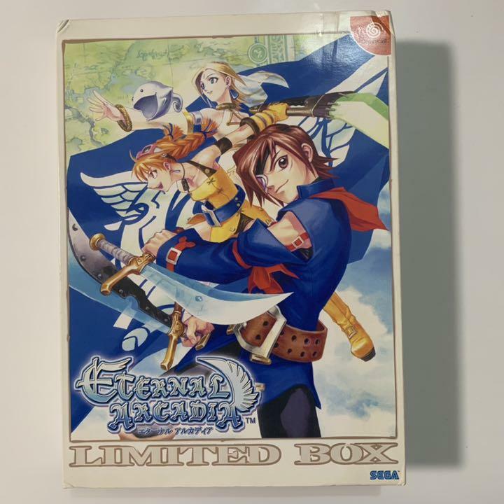 Eternal Arcadia LIMITED BOX Sega Dreamcast disc visual book Eternal Arcadia LIMITED BOX Sega Dreamcast disc visual book