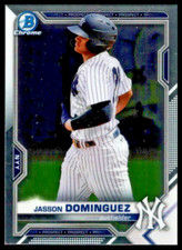 2021 Bowman Chrome Mega Box Jasson Dominguez New York Yankees